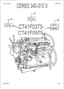 Katalog części Renault ceres 310 X, 320 X, 330 X, 340 X