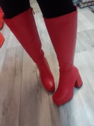 (38) Czerwone Kozaki biznesowe,  NOWE 