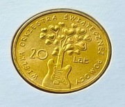 2zł - 20 lat WOŚP - 2012r - mennicza