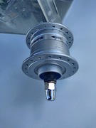 SHIMANO - szare/srebrne dynamo/prądnica w piaście, 