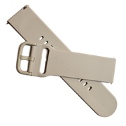 Pasek sylikonowy szaro beżowy 22mm do kardiowatchy 