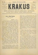KRAKUS, nr 24, rok 1891 r.