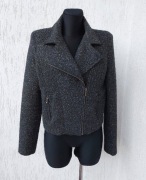 Błyszcząca ramoneska w roz S/M. 