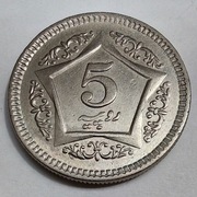 PAKISTAN 5 Ruppes 2003 ŁADNA