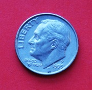 10  Centów  1995 P  -     USA    Mennica  P   