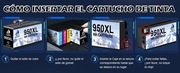 4x TUSZ 950 XL czarny zamienny do drukarek HP Officejet 