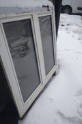Sprzedam okno PCV dwuskrzydłowe – używane
