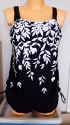 Bonprix Czarne dwuczęściowe tankini rozm.44