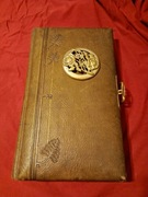 Fotografia dawna album do zdjęć kartonik ok 1900 antyk oryginał 