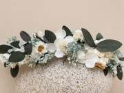 Wianek ze stabilizowanych kwiatów Serafina 