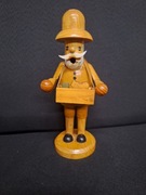 Stary drewniany dziadek dymiarz na kadzidełka 