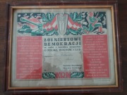 Dyplom żołnierzowi demokracji 1946 r. 