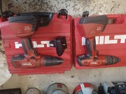 Wkrętarki Hilti 18v walizki ładowarki 2x bateria