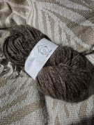 Włóczka z alpaki 100% różanoszara brąz szary ponad 200g