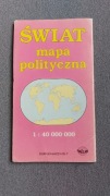 Świat mapa polityczna 1996