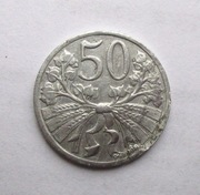 50 Halerzy 1951 r.  Czechosłowacja