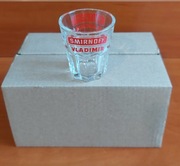 Smirnoff Vladimir Kieliszki Red Label ARC France Glass 40 ml