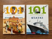 Książka 101 Ciekawostek Starożytny Egipt oraz Statki 2 szt.