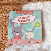 Domowe odgłosy dotknij i posłuchaj książeczka interaktywna z dźwiękami