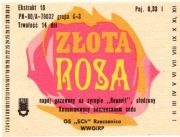 Etykieta Polska -  napoje PRL 10 ^