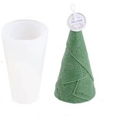 CHOINKA z BANKNOTÓW forma silikonowa 13*7.7 do odlewów Świec Gipsu Żywic 