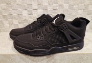 Jordan 4 all Black 43 Jordany Air Retro nowe 42 czarne sneakers