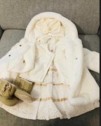 Komplet na chrzest, roczek rozm. 74/80 (mayoral)