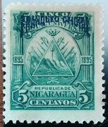 Znaczek pocztowy - Nikaragua - 1895r.