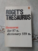 Roget's Thesaurus - dictionary - po ANGIELSKU, słownik