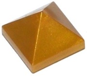 LEGO 10 x 22388 skos dachówka 1x1 - złoty perłowy