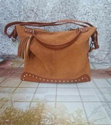 Torebka damska hobo miodowa do ręki/na ramię, Atmosphere.