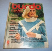 Burda Moden 10/1977 + wykroje Vintage Moda szycie krawiectwo