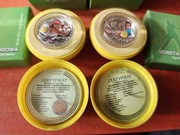 Radwańska Janowicz - komplet 2 monet NIUE 1 Dolar 2015 2016 tenis Ag .9999