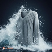 Sweter damski w serek 