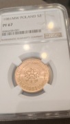 RZADKA 5 ZŁ 1981 LUSTRZANA (Proof) - NGC PF 67 - BCM!