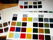 Mercedes-Benz palety kolorów 1978, 1988, 1991