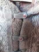 kożuszek dziecięcy retro vintage płaszczyk