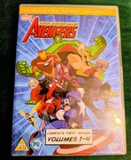 Avengers earth's mightiest heroes! Volume 1 -4 dvd Marvel kult sztos  