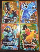 Lego Ninjago seria 7 karty limitowane 4 sztuki