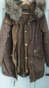 ZARA Kurtka Parka ciepła 2 in 1 S 36