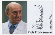Piotr Fronczewski autograf aktora 