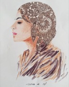 Wyjątkowy rysunek / obraz portret,kredka 50x70cm 