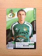 Oficjalna karta GKS Bełchatów 2008/09 Krzysztof Janus