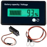 ZEWNĘTRZNY WYŚWIETLACZ LCD DO AKUMULATORÓW 12V-87V, miernik, wskaźnik