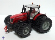 Traktor Massey Ferguson z bliźniaczymi Kołami Siku 3278
