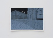 Nowa Huta, Plac Centralny - limitowany sitodruk artystyczny G. Makocka