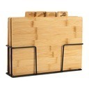 Deska do krojenia do kuchni drewniana drewno 4 szt. + GRATISY