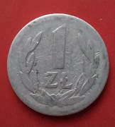 Moneta 1 złoty 1957 r. PRL (Al)