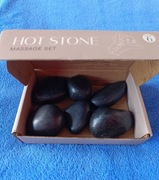 Gorące kamienie 100% bazalt do masażu ciała + pudełko 