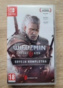 Wiedźmin 3 dziki gon edycja kompletna Nintendo Switch lektor i napisy PL.